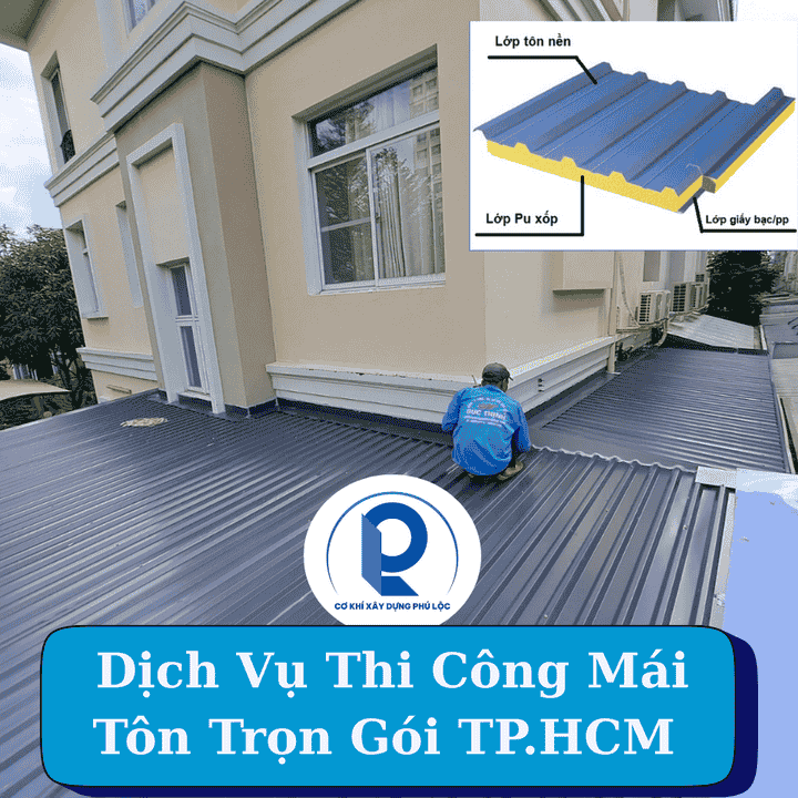 Dịch Vụ Thi Công Mái Tôn Trọn Gói TP.HCM