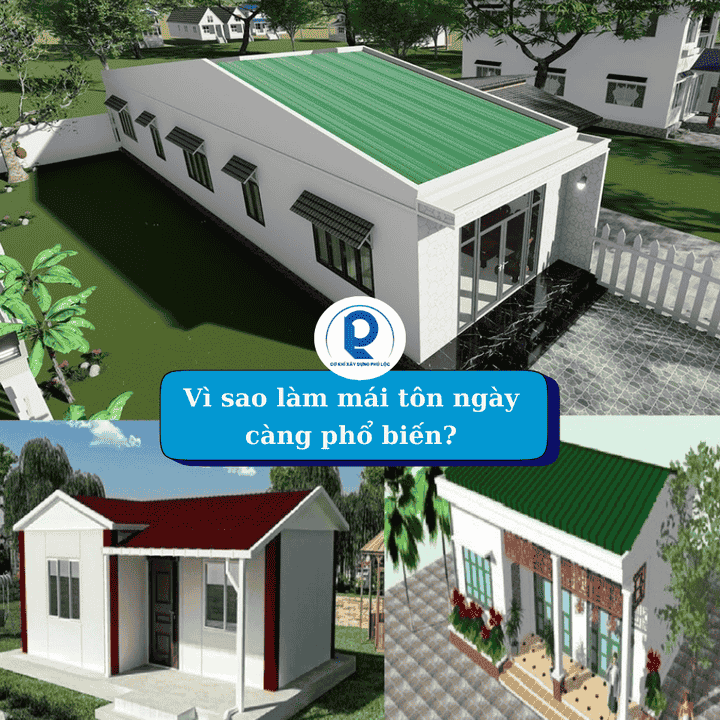Bảng giá thi công mái tôn tại Bình Chánh mới nhất