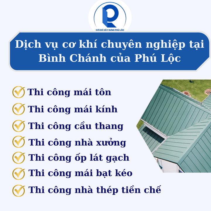 Dịch vụ cơ khí chuyên nghiệp tại Bình Chánh