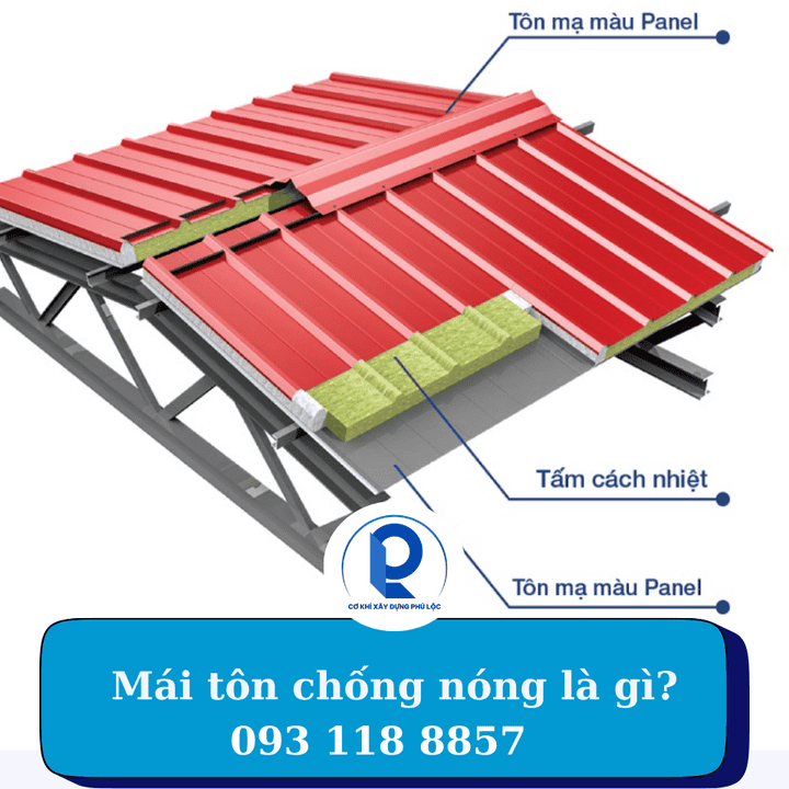 Giá thi công tôn chống nóng bao nhiêu tiền 1m2