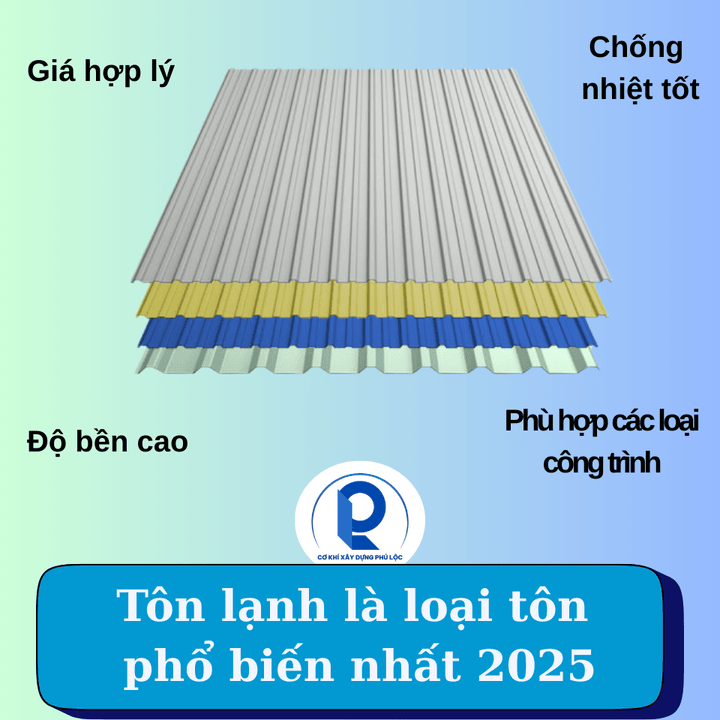 Loại tôn nào rẻ, bền và được nhiều người chọn nhất trong năm 2025