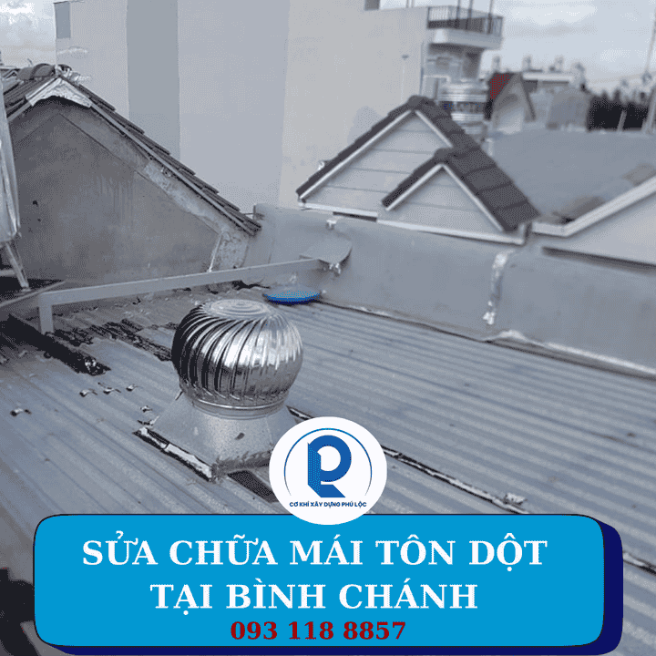 Thợ chống dột mái tôn tại Bình Chánh 