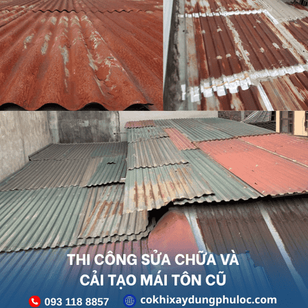 Thi công mái tôn giá rẻ tại TP.HCM